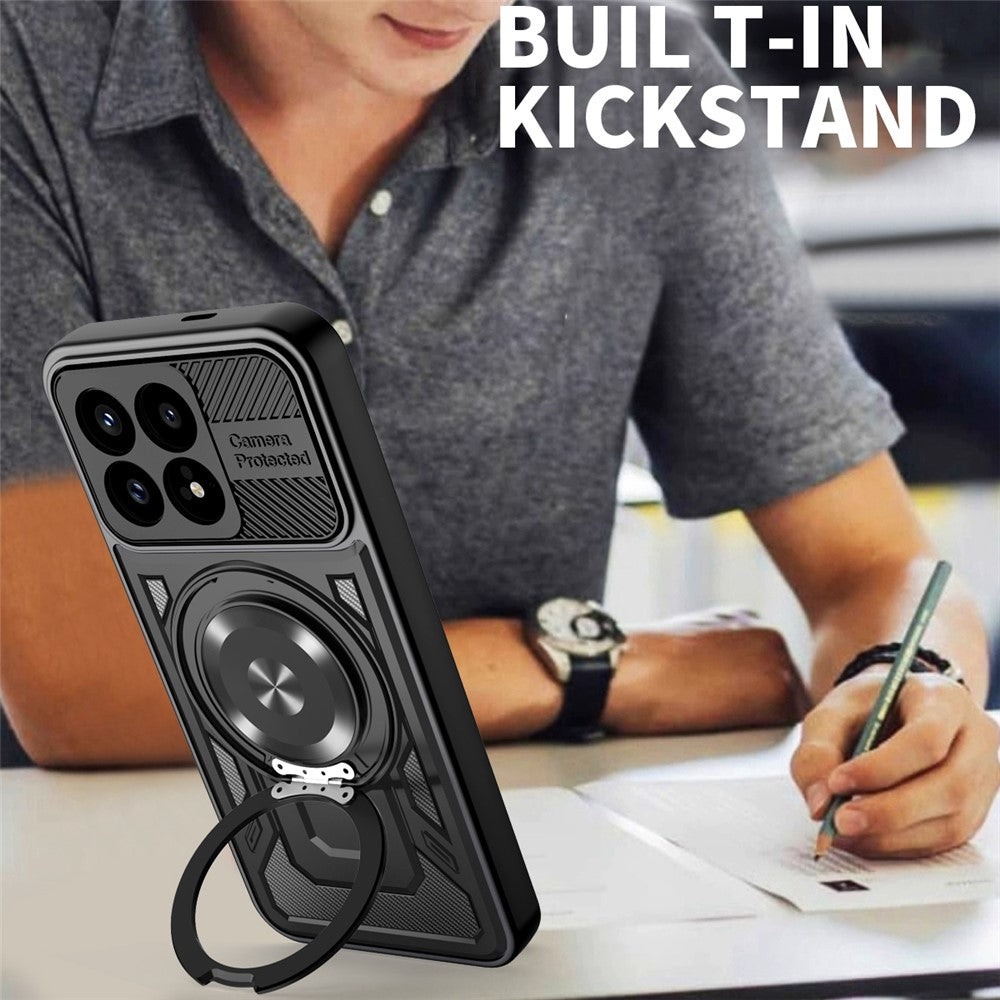 Case for Xiaomi Poco F8 Pro, Techsuit, RuggedCam, Black