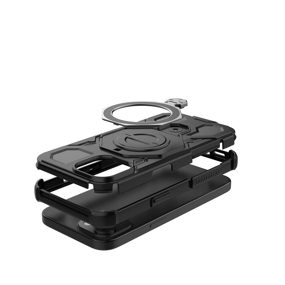 Case for Xiaomi Redmi 15 5G / 15 4G, Techsuit, Carbon Shield Pro, Smoky