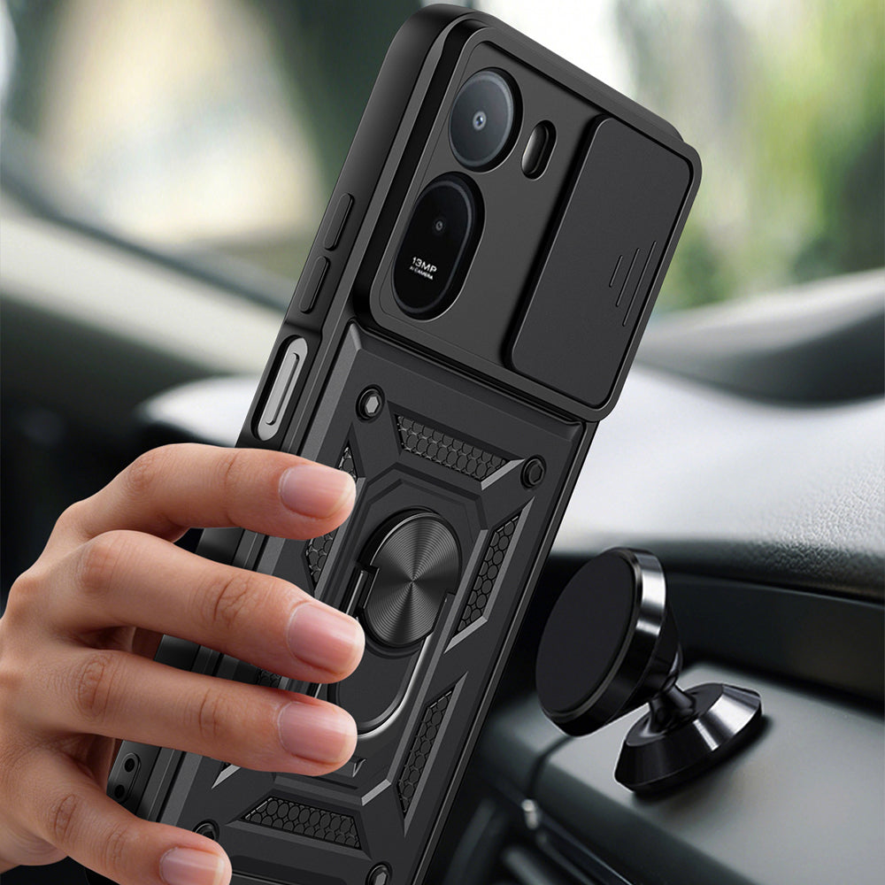 Case for Xiaomi Redmi A7 Pro 4G, Techsuit, CamShield, Green