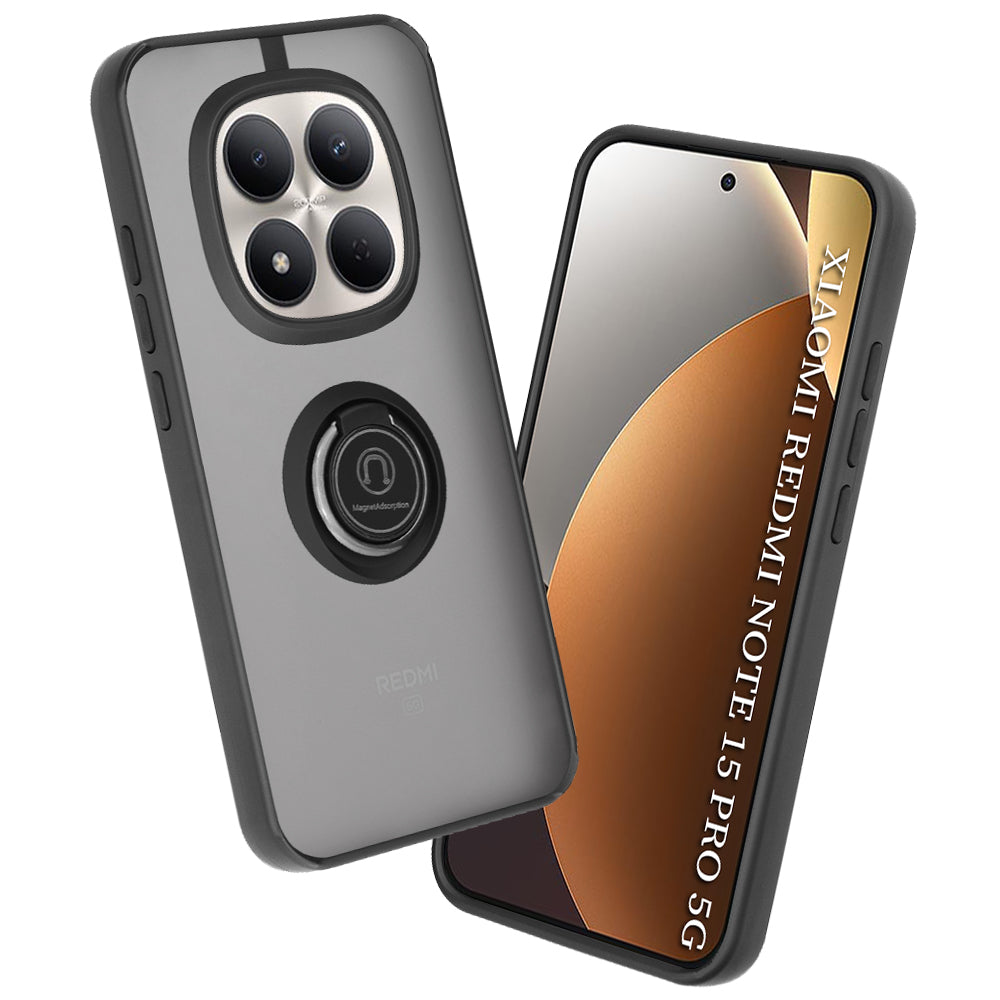 Case for Xiaomi Redmi Note 15 Pro 5G, Techsuit, Glinth, Black