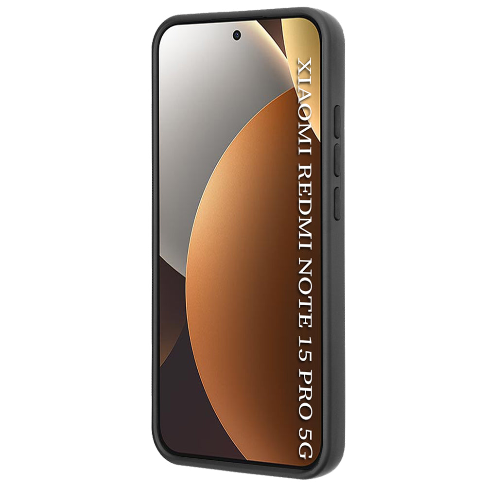 Case for Xiaomi Redmi Note 15 Pro 5G, Techsuit, Glinth, Black