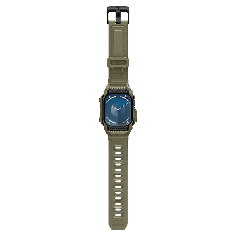 Spigen Rugged Armor Pro Case for Apple Watch Series 10 46mm, Khaki ACS08608