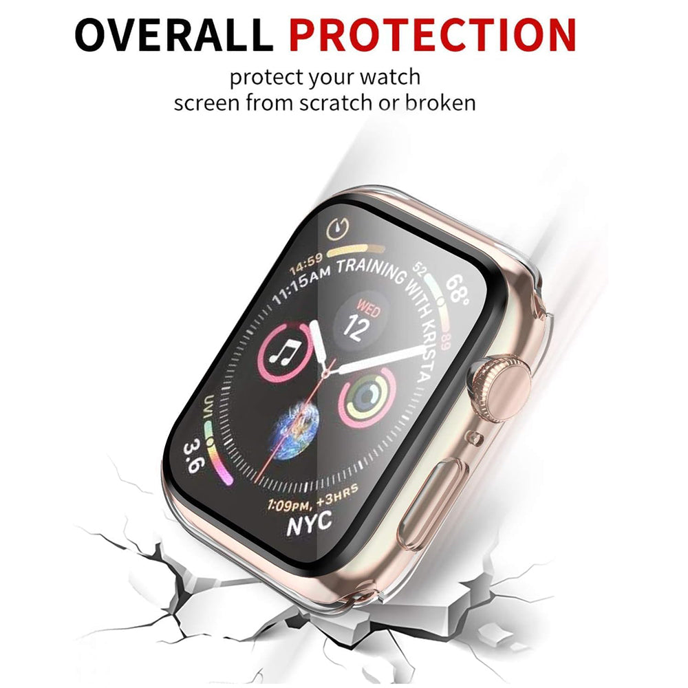 Techsuit Defense360 Pro Case for Apple Watch 38mm Series, Transparent