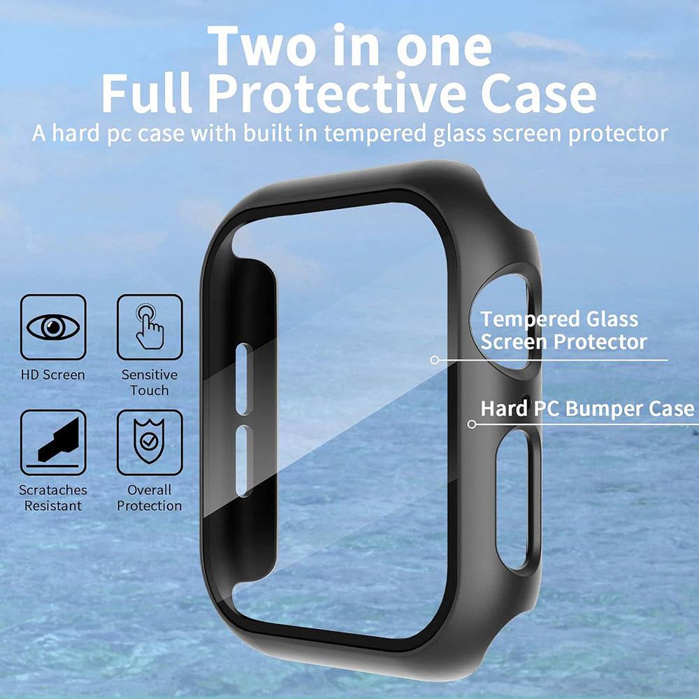 Techsuit Defense360 Pro Case for Apple Watch 40mm Series, Black