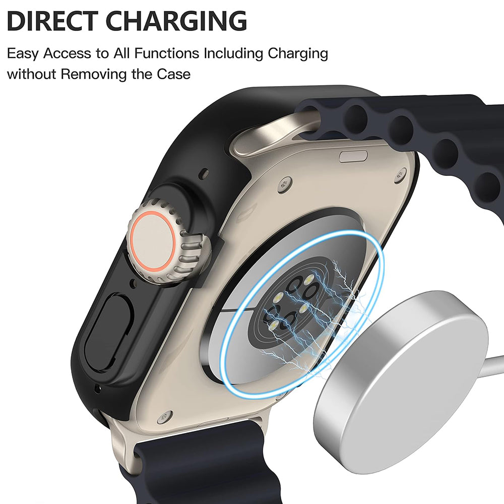 Techsuit Defense360 Pro Case for Apple Watch Ultra Series, Black
