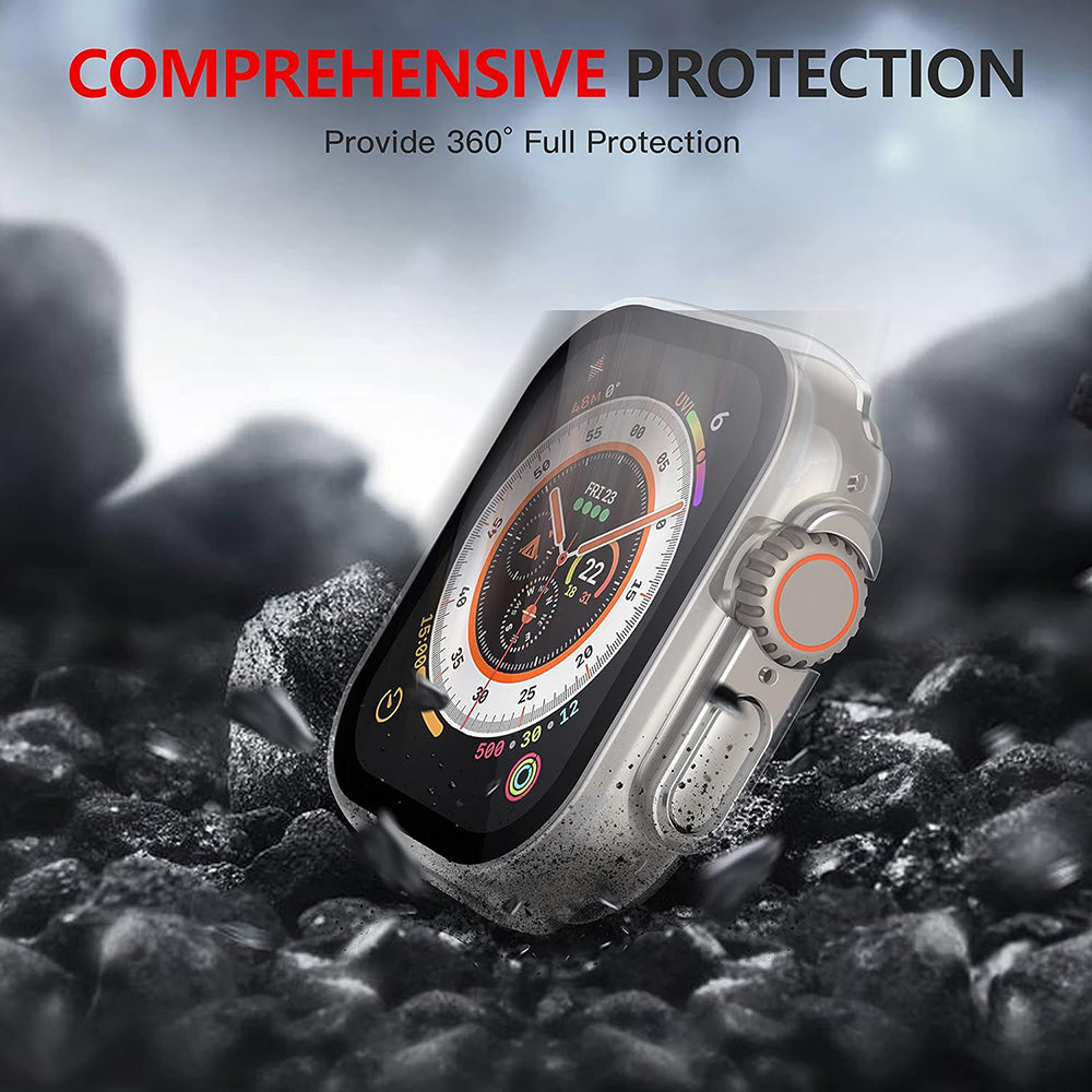 Techsuit Defense360 Pro Case for Apple Watch Ultra Series, Black