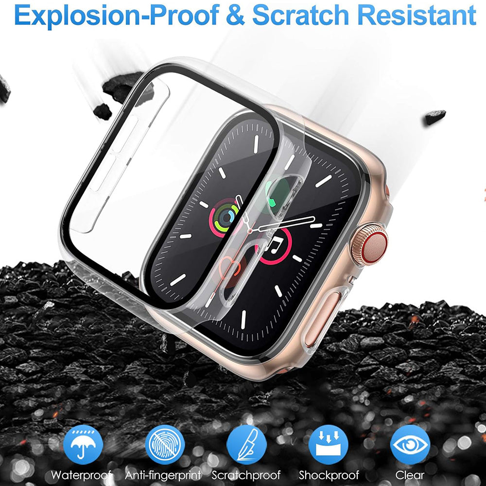 Techsuit Defense360 Pro Case for Samsung Galaxy Watch7 44mm, Transparent