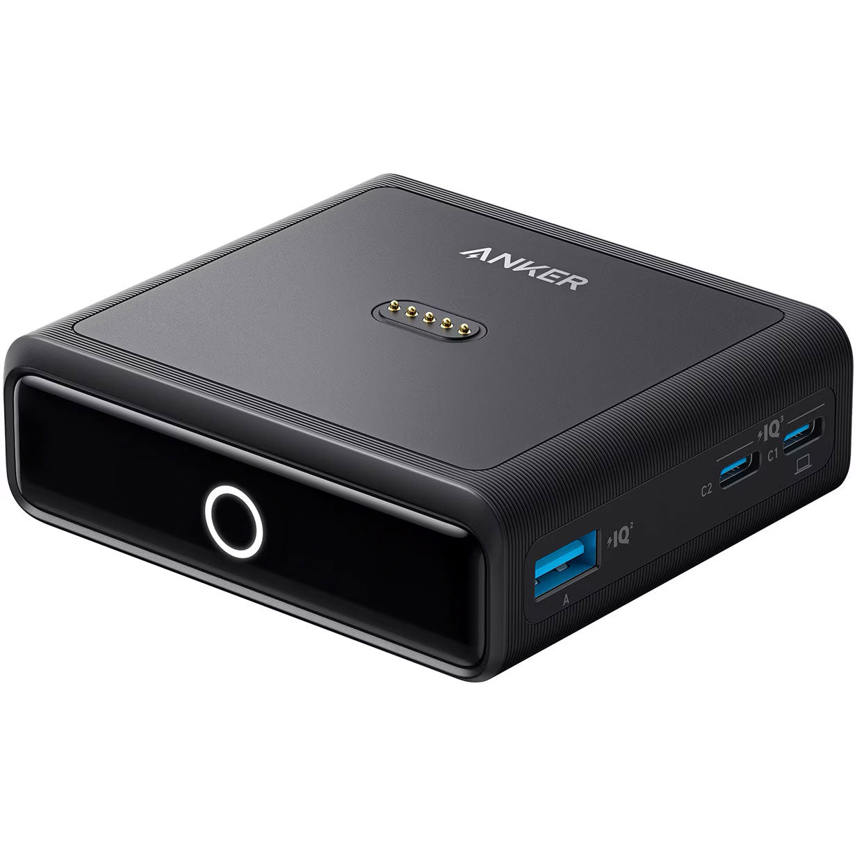 Anker Charging Station for Prime External Battery, 100W, 5A, 1 x Pogo Pin - 1 x USB-C - 2 x USB-A, Black A1902311