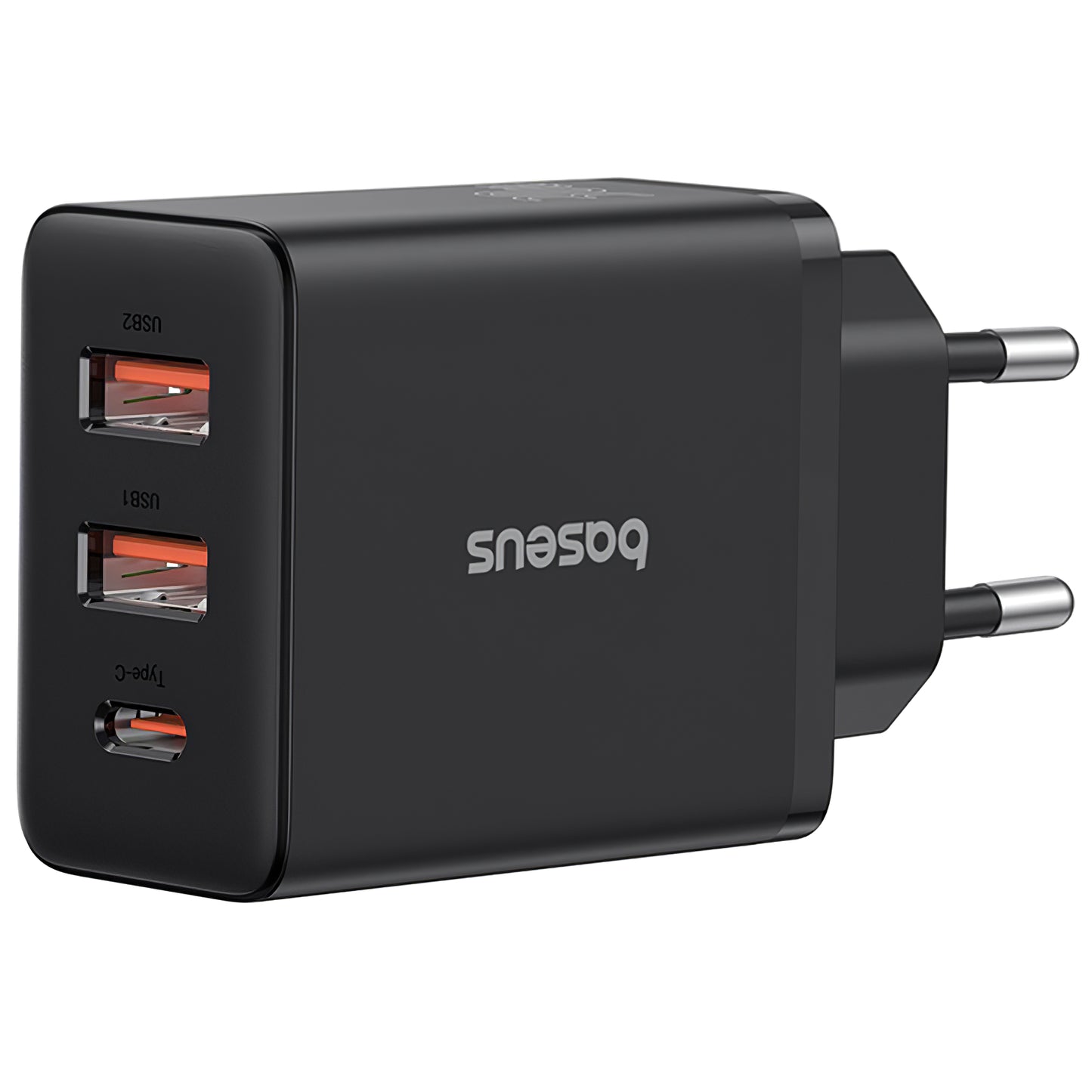 Network Charger Baseus Cube, 30W, 3A, 1 x USB-C - 2 x USB-A, Black P10111402113-00