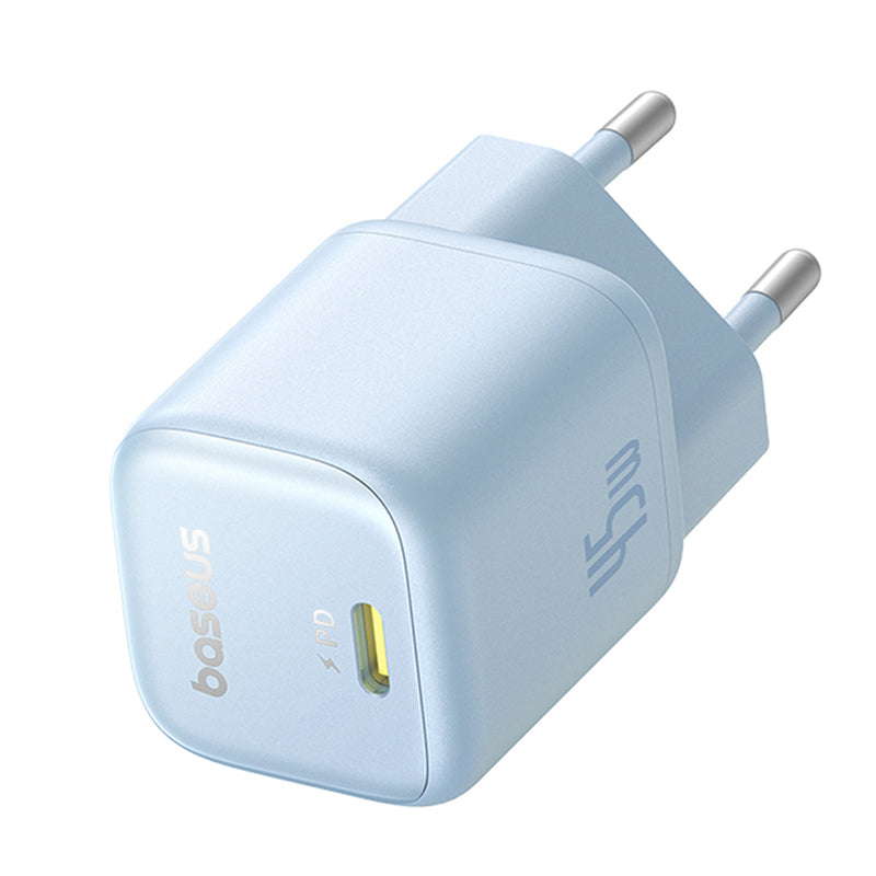 Baseus PicoGo Network Charger, 45W, 3A, 1 x USB-C, Blue P10176800313-00