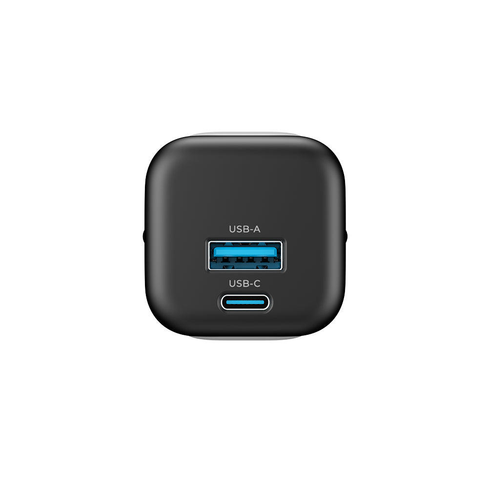 HAVIT UC230 Network Charger, 33W, 3A, 1 x USB-A - 1 x USB-C, Pink