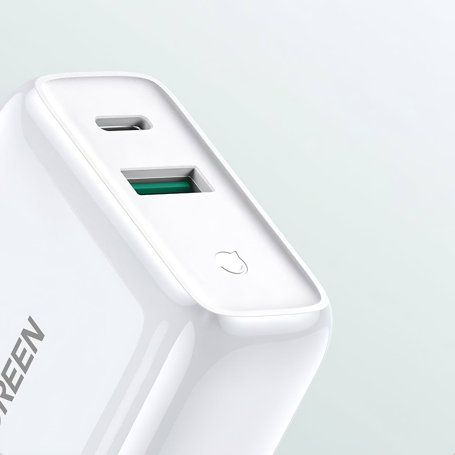 Network Charger UGREEN CD170, 36W, 3A, 1 x USB-A - 1 x USB-C, White