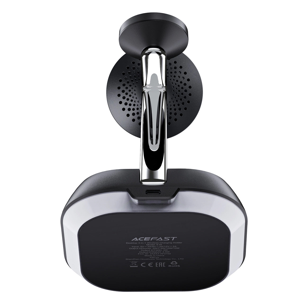 Acefast E16 3in1 Wireless Network Charger, 15W, 1.67A, Black