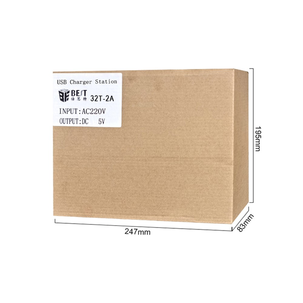 Best 32T-2A Station Charger, 2A, 32 x USB-A, White