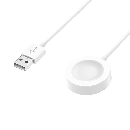 Techsuit THC1 Wireless Charger for Huawei Watch Series, USB-A, White