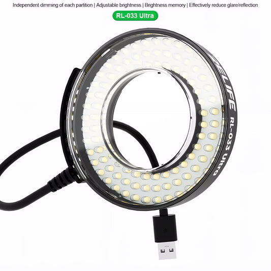 Relife RL-033 Ultra Lamp for Microscope, Black