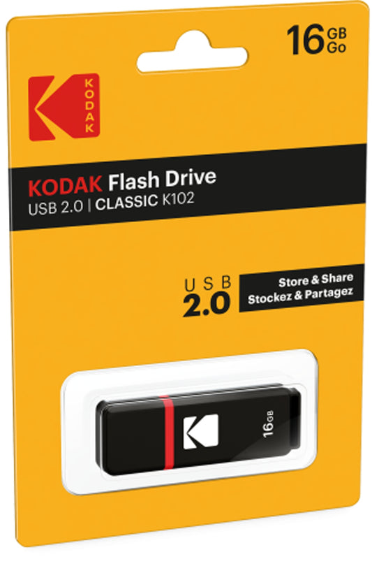 External USB-A Memory Kodak K102, 16Gb EKMMD16GK102
