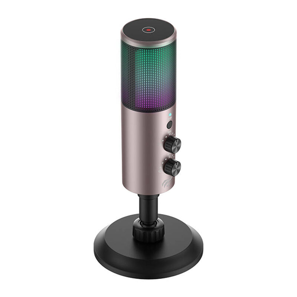 HAVIT GK61 Microphone, RGB, USB-C, Gray