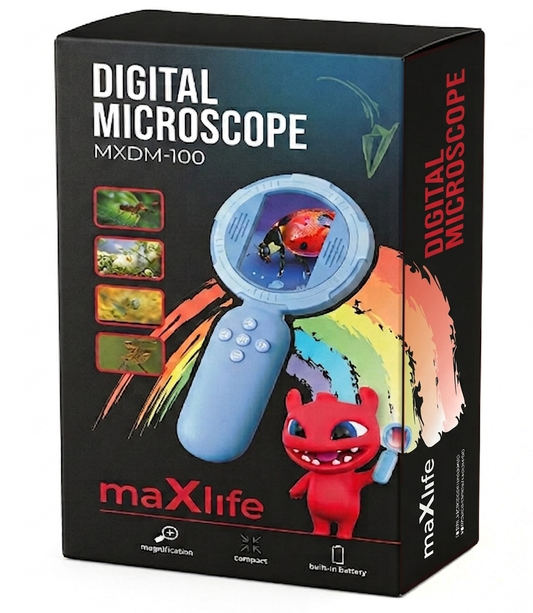 MaXlife MXDM-100 Microscope, Blue