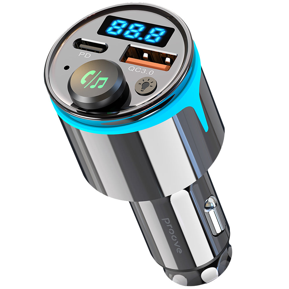 Proove Bluetooth FM Modulator, 1 x USB-A - 1 x USB-C FMNX30110001