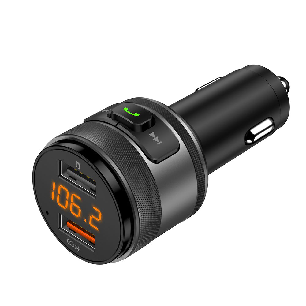 Techsuit VoltTune Bluetooth FM Modulator, 2 x USB-A