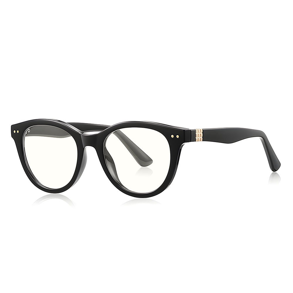 Techsuit 2231 Men's Computer Glasses, Anti-Blue Light, Black