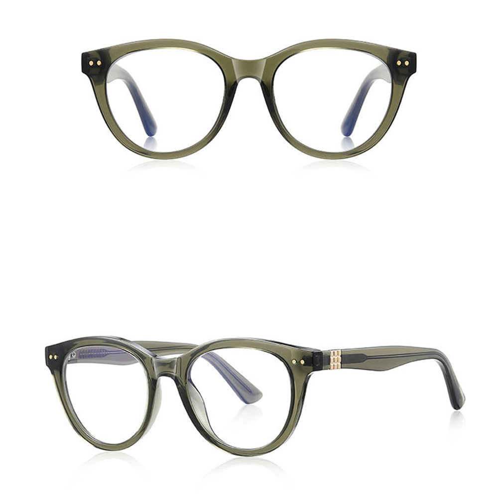 Computer Glasses for Men Techsuit 2231, Anti-Blue Light, Green