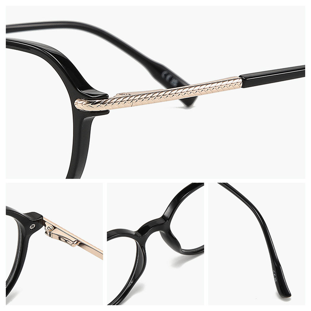 Unisex Techsuit TM1062 Computer Glasses, Anti-Blue Light, Black