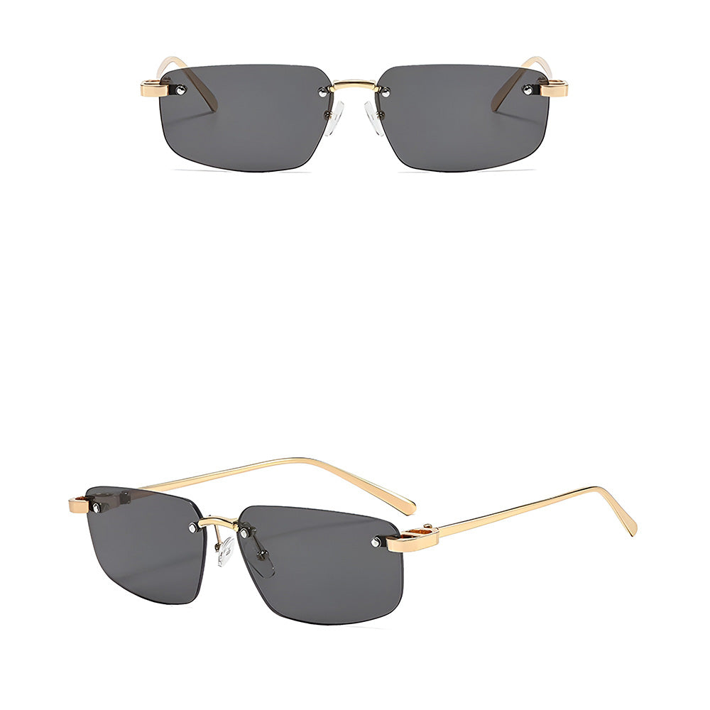 Unisex Techsuit S098 Sunglasses, Gold Black