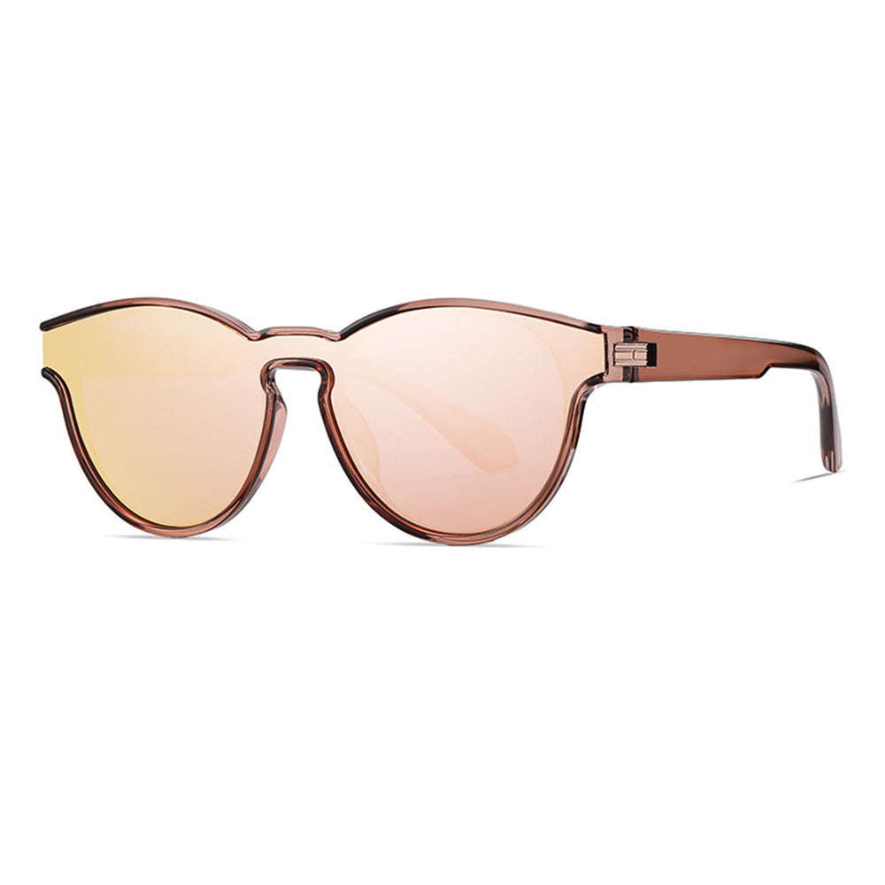 Unisex Techsuit TR7545 Sunglasses, Polarized, UV Protection, Brown