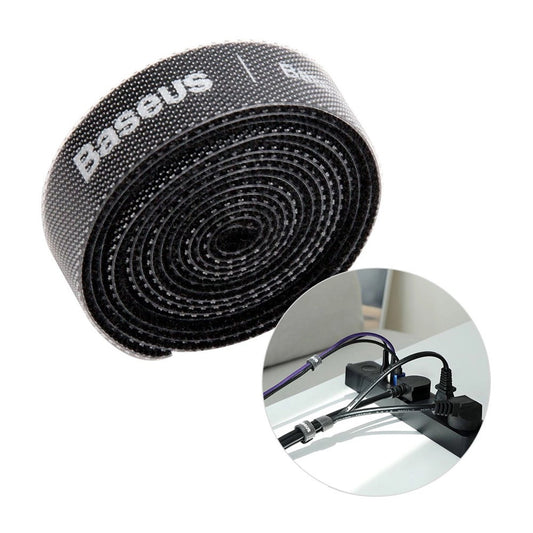 Baseus Circle Cable Organizer, Velcro, 1m, Black ACMGT-E01