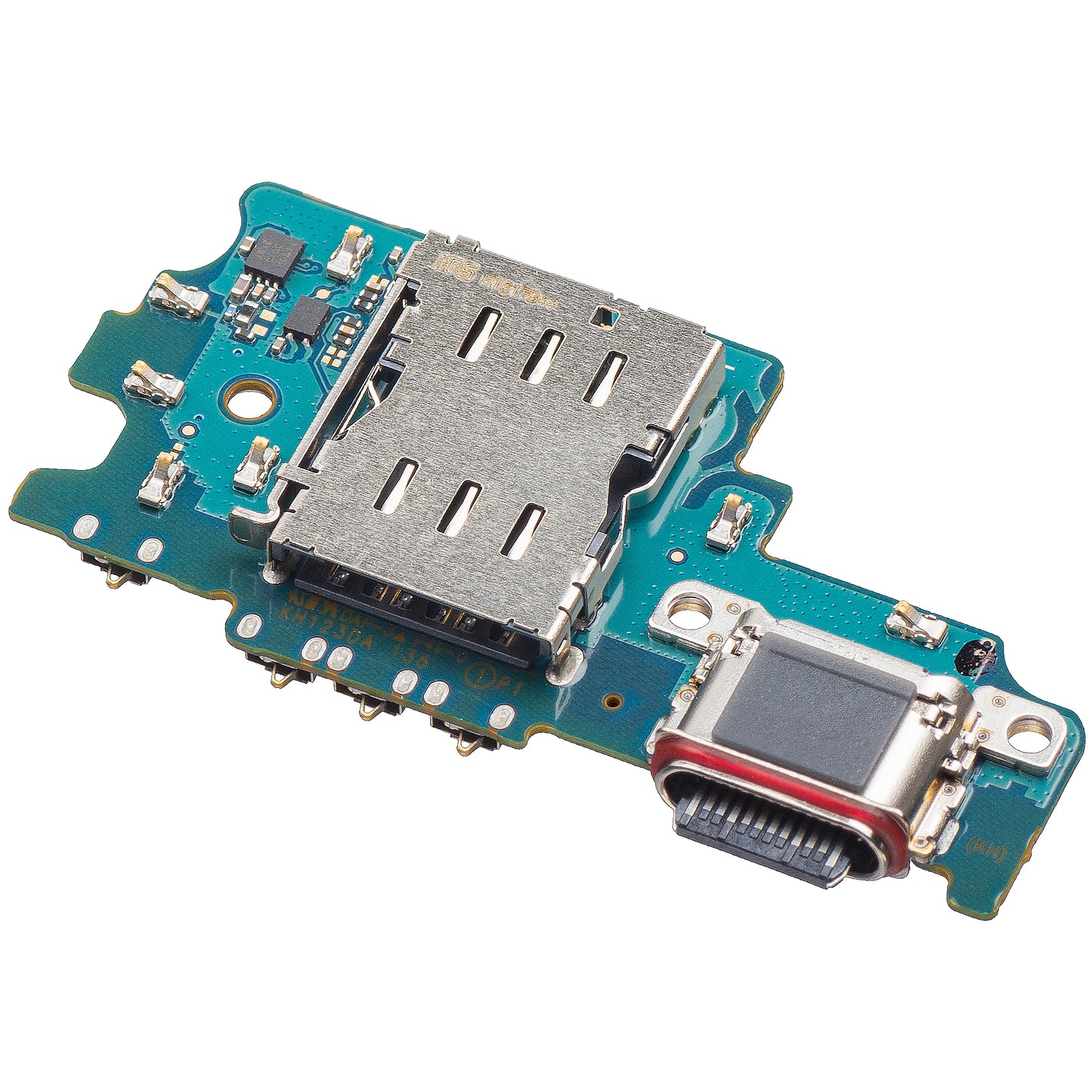 Charging Connector Board - Microphone - SIM Reader Module Samsung Galaxy S21 FE 5G G990, Service Pack GH96-14548A