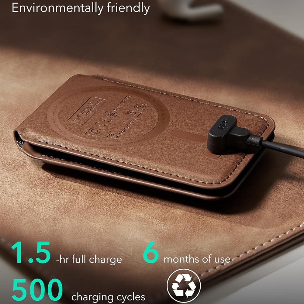 MagSafe Wallet, ESR, Find My Wallet 5C, Brown