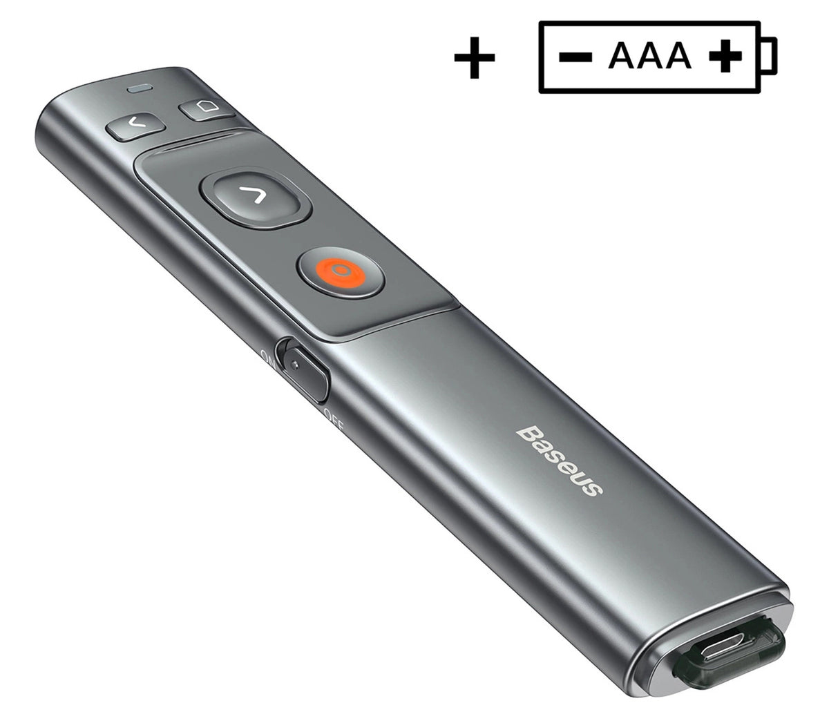 Wireless Presenter Baseus Orange Dot, Gray ACFYB-0G