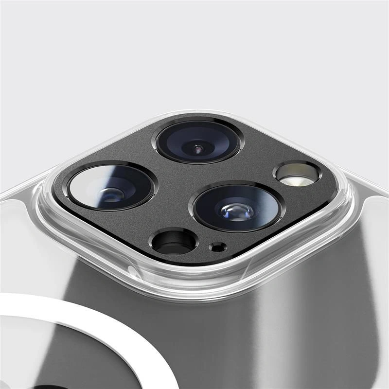 Tech-Protect Camalloy Fit+ Rear Camera Protection Frame for Apple iPhone 17 Pro Max, Aluminum, Navy Blue