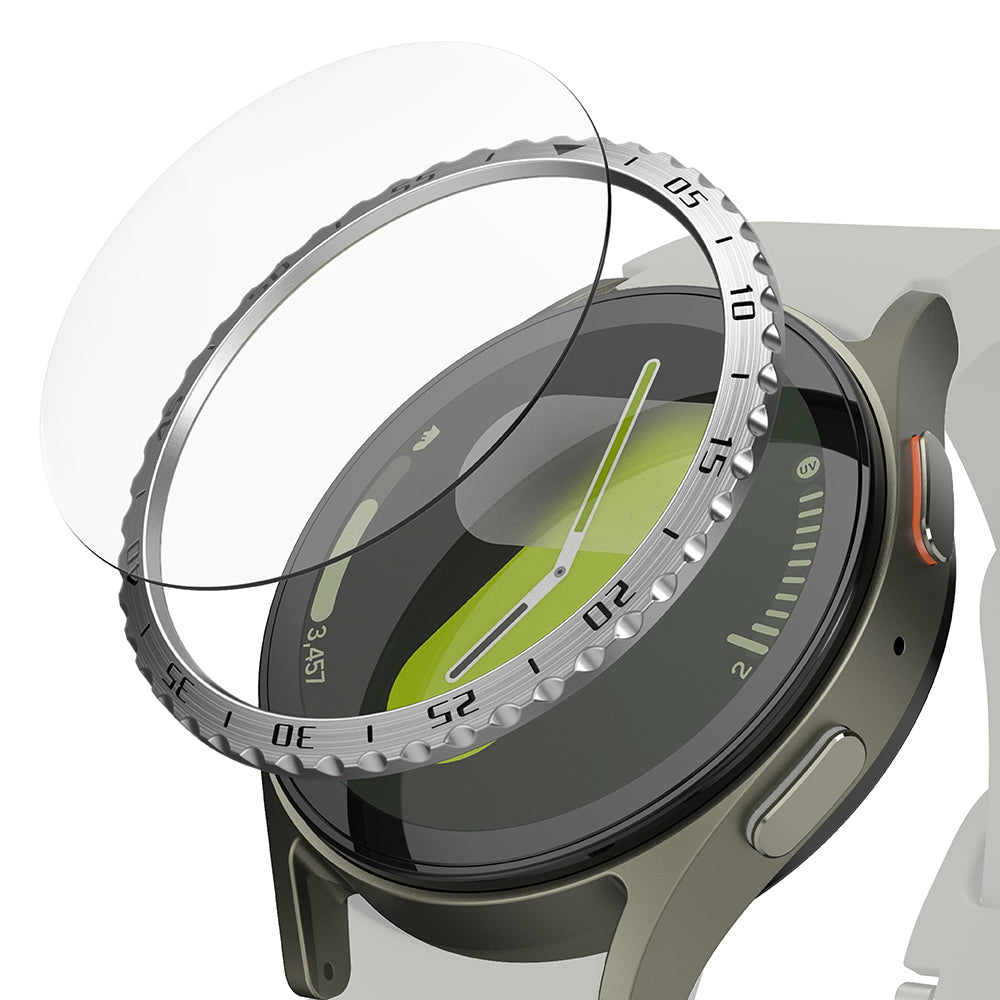 Ringke Styling Protection Frame for Samsung Galaxy Watch7 40mm, Model 5, Silver