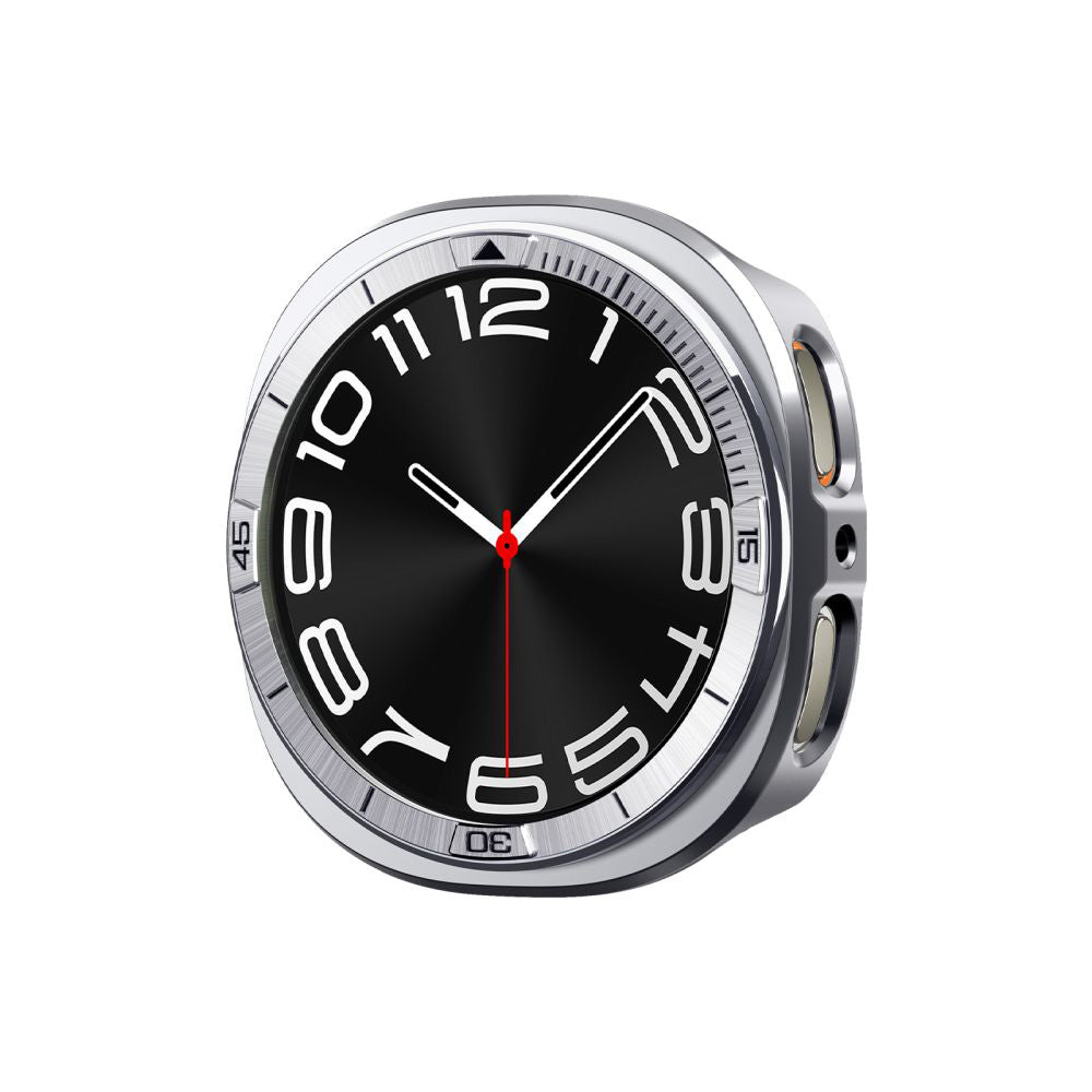 Spigen Tune Pro Pilot Protection Frame for Samsung Galaxy Watch8 44mm, Silver ACS10011