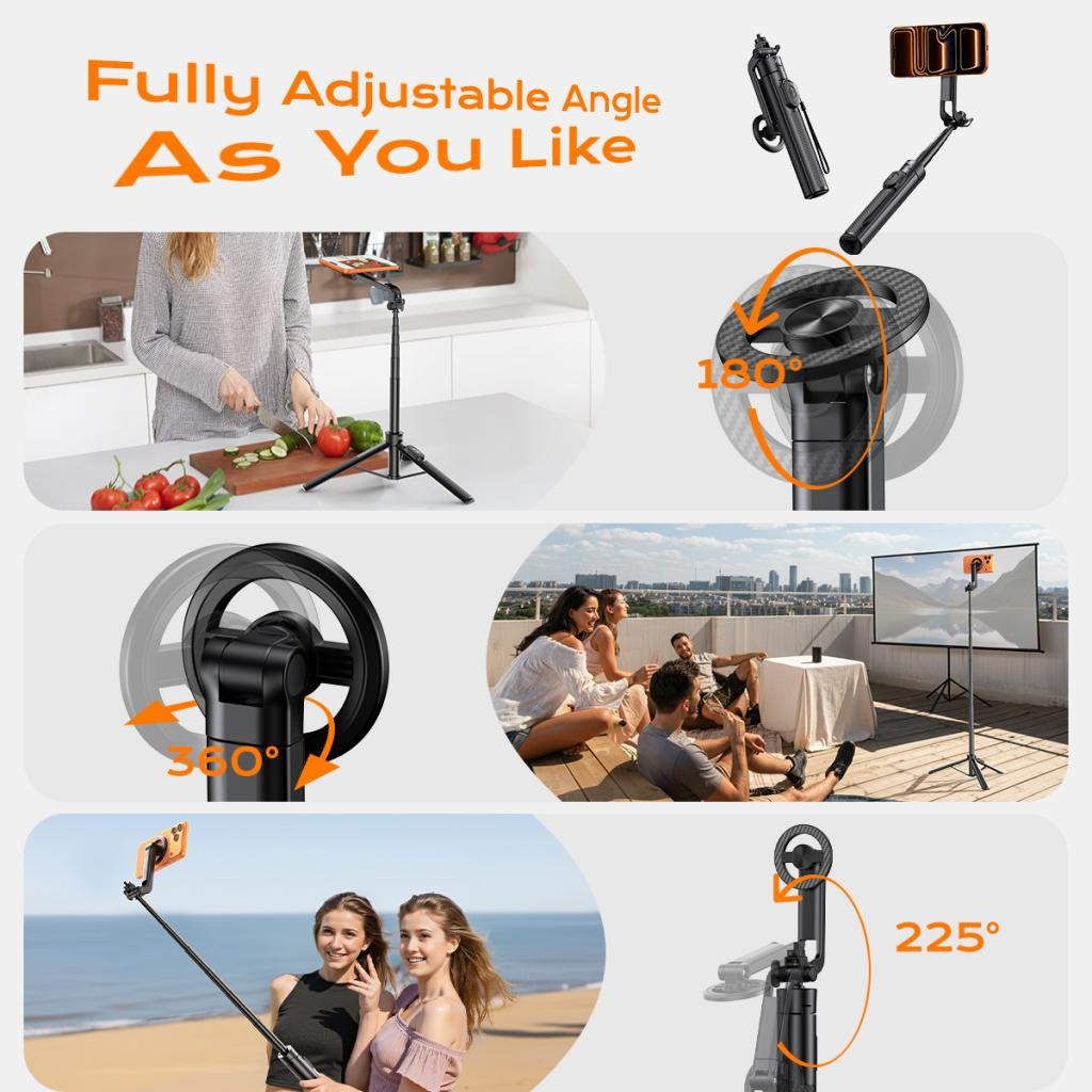 Selfie Stick Bluetooth XO Design SS30, Universal, Black