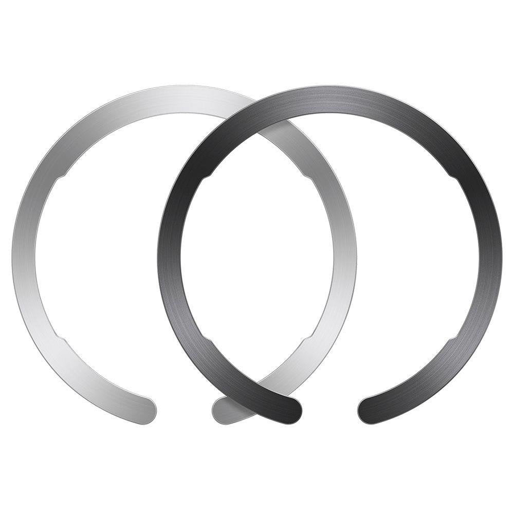 ESR HaloLock Metallic Sticker, Set of 2 Pieces, Black Silver