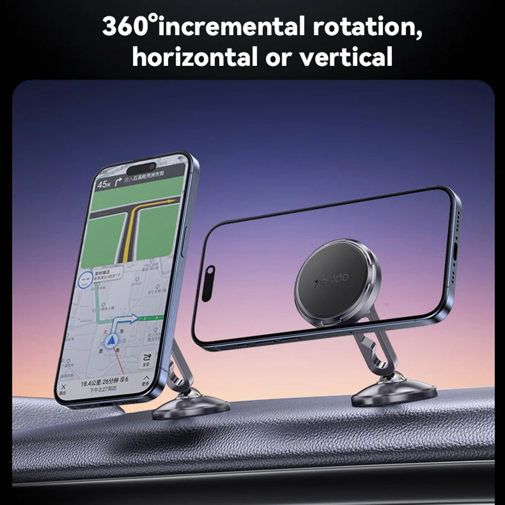 Yesido C210 Universal Magnetic Car Holder, Black