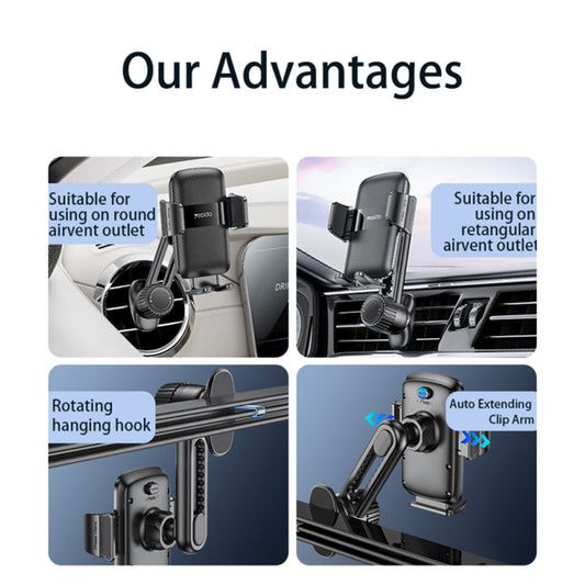 Yesido C242 Car Holder, Universal, Black