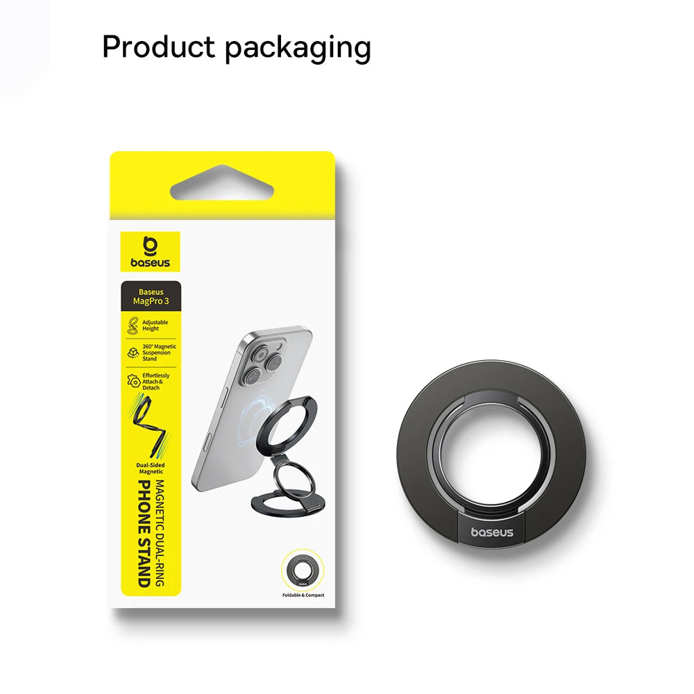 Baseus MagPro 3 Ring Holder, Universal, Black Z0004803