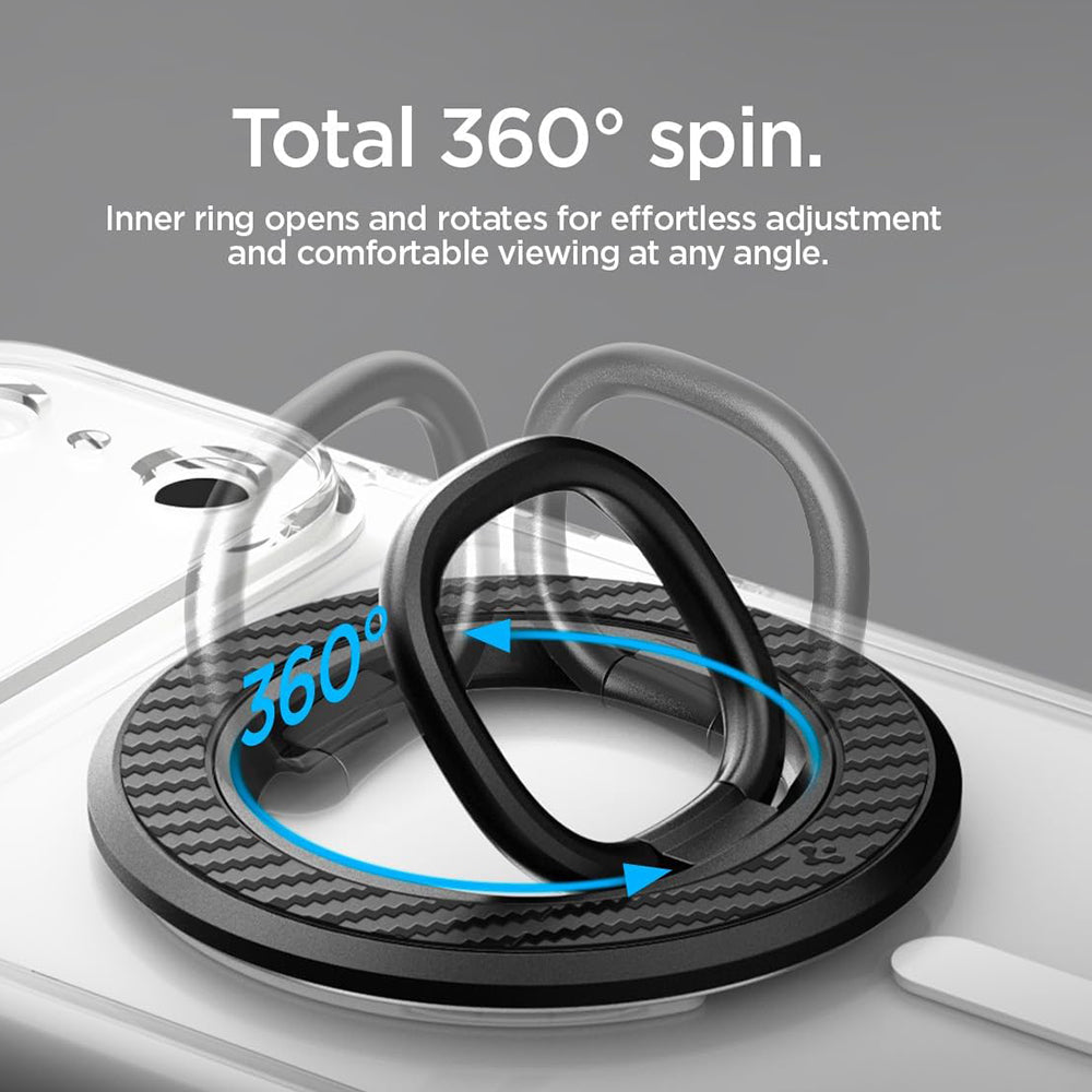 Spigen O-Mag OM106 Ring Holder, Universal, Black AMP09334