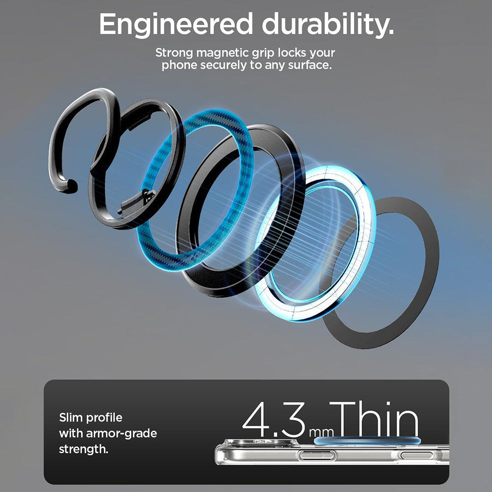 Spigen O-Mag OM106 Ring Holder, Universal, Black AMP09334