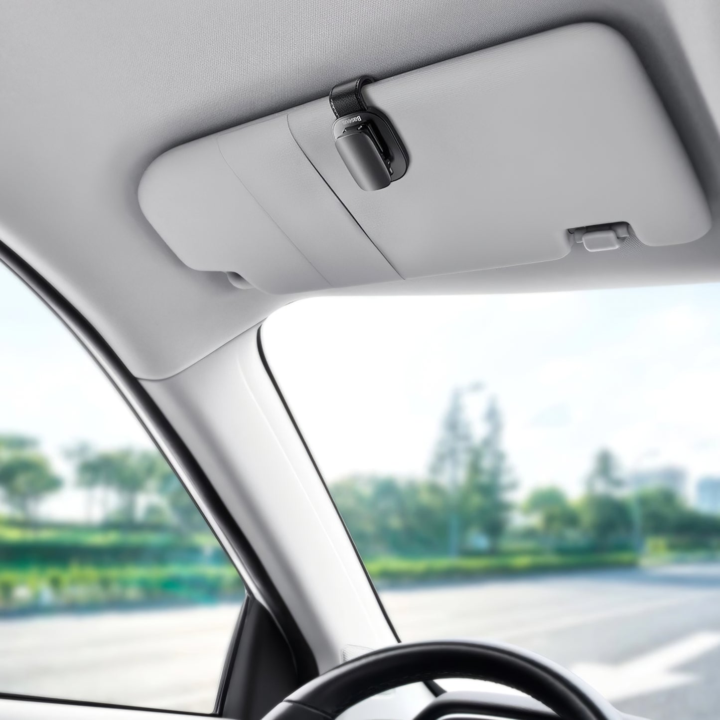 Baseus Sun Visor Support for Glasses, Black ACYJN-A01