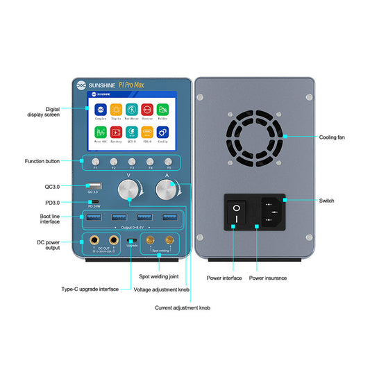 Sunshine P1 Pro Max DC Stabilized Power Supply
