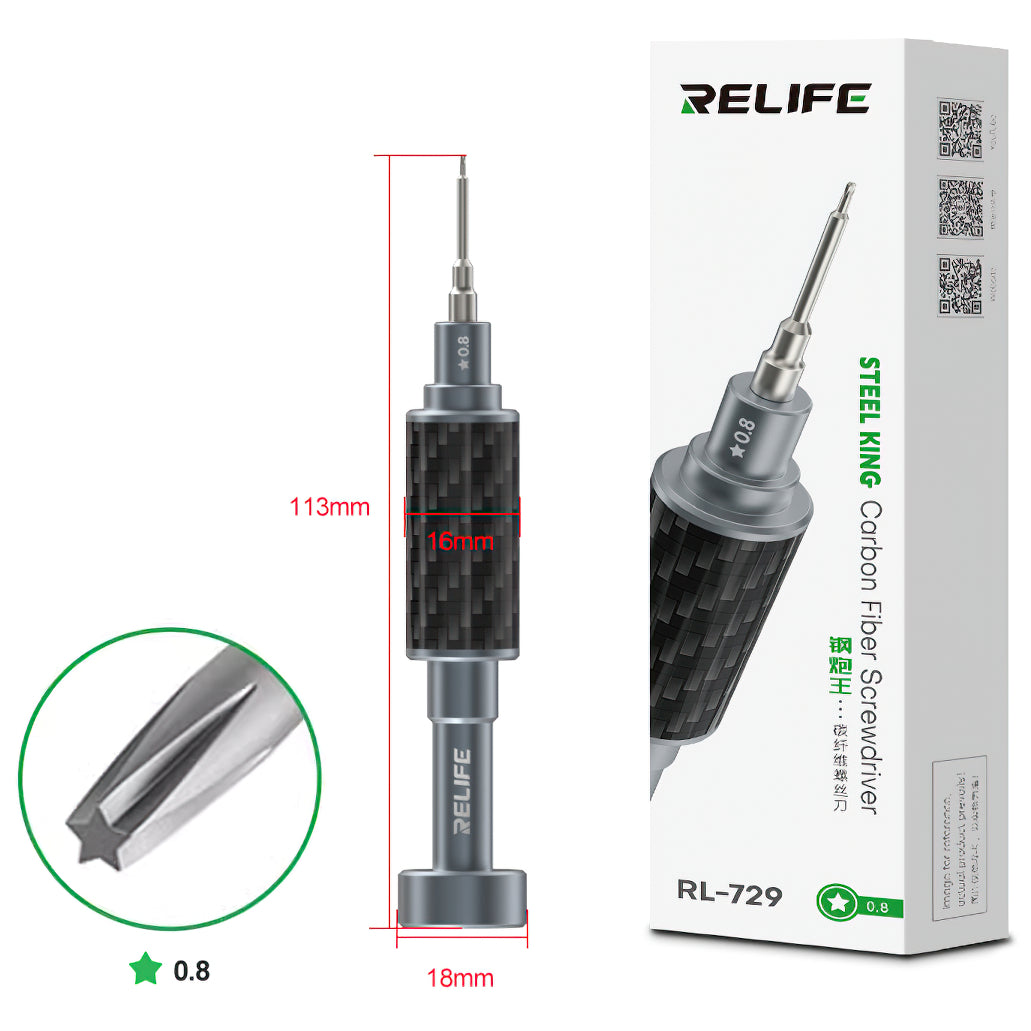 Relife RL-729 Screwdriver, Pentalobe 0.8mm