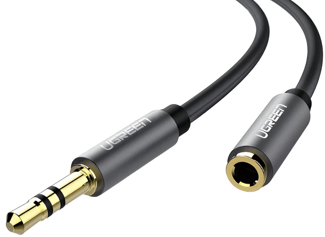 UGREEN AV118 3.5mm - 3.5mm Audio Adapter, 0.5m, Black