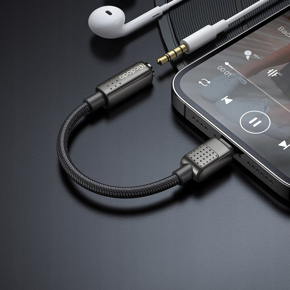 Lightning Audio Adapter - 3.5mm McDodo CA-5010, Black