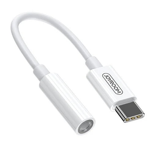 USB-C to 3.5mm Audio Adapter Joyroom SH-C1, White
